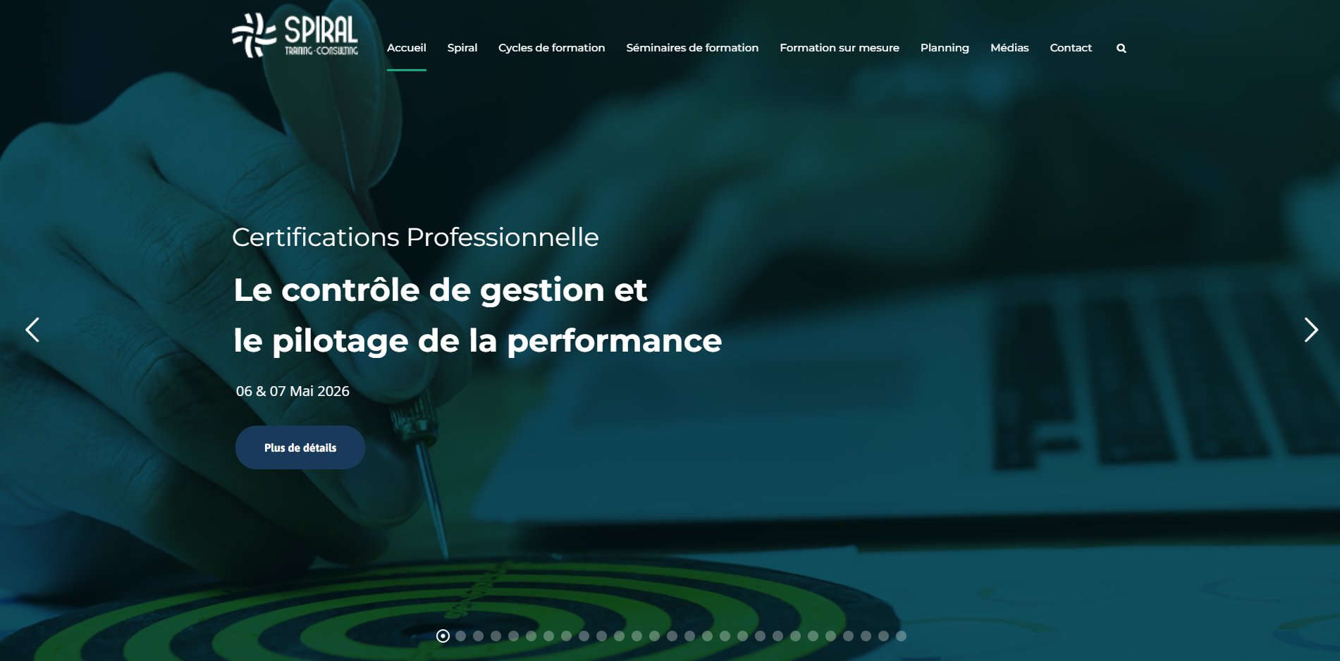 Aperçu du site Affaire